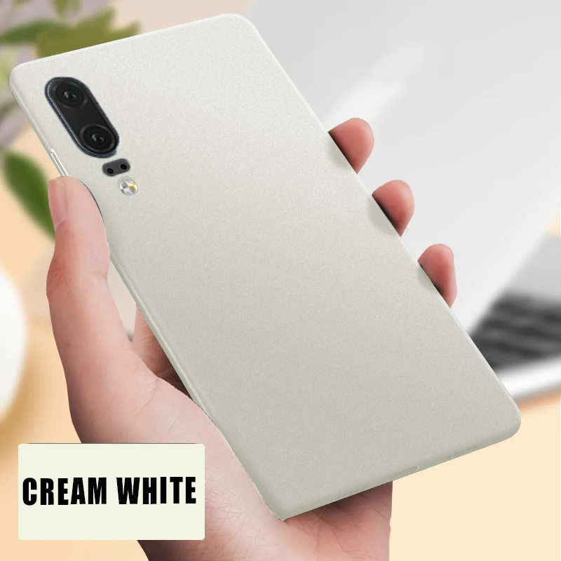 Slim Sandstone Matte Shockproof Phone Case - Hard PC Protective Cover