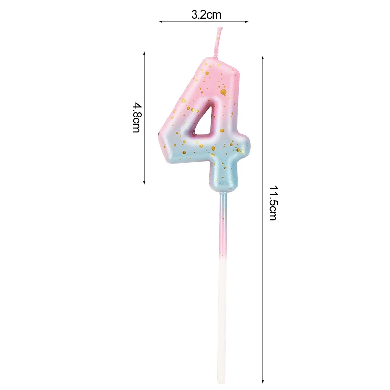 0-9 Zahlen Geburtstags torte Kerzen deckel für Kinder Mädchen Junge Baby 1. Geburtstags feier Kuchen Dekoration DIY Backwerk zeuge Lieferungen – Detail 14