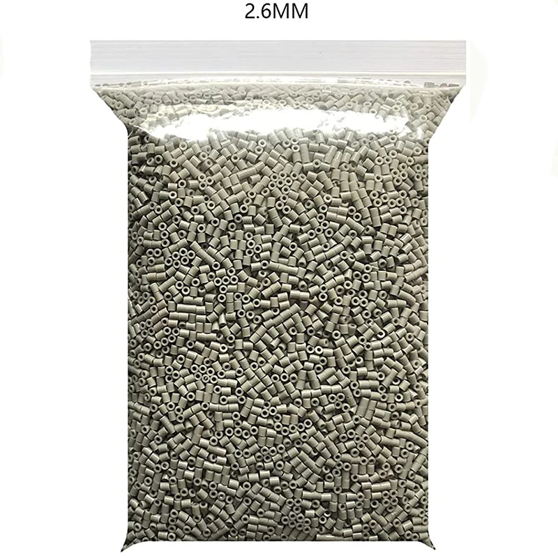 2 Bag/20000pcs 200g 2.6MM Mini Perler Hama Beads Grey and Light Grey Kids Education DIY Handmade Crafts 3D Designs Fuse Beads 5