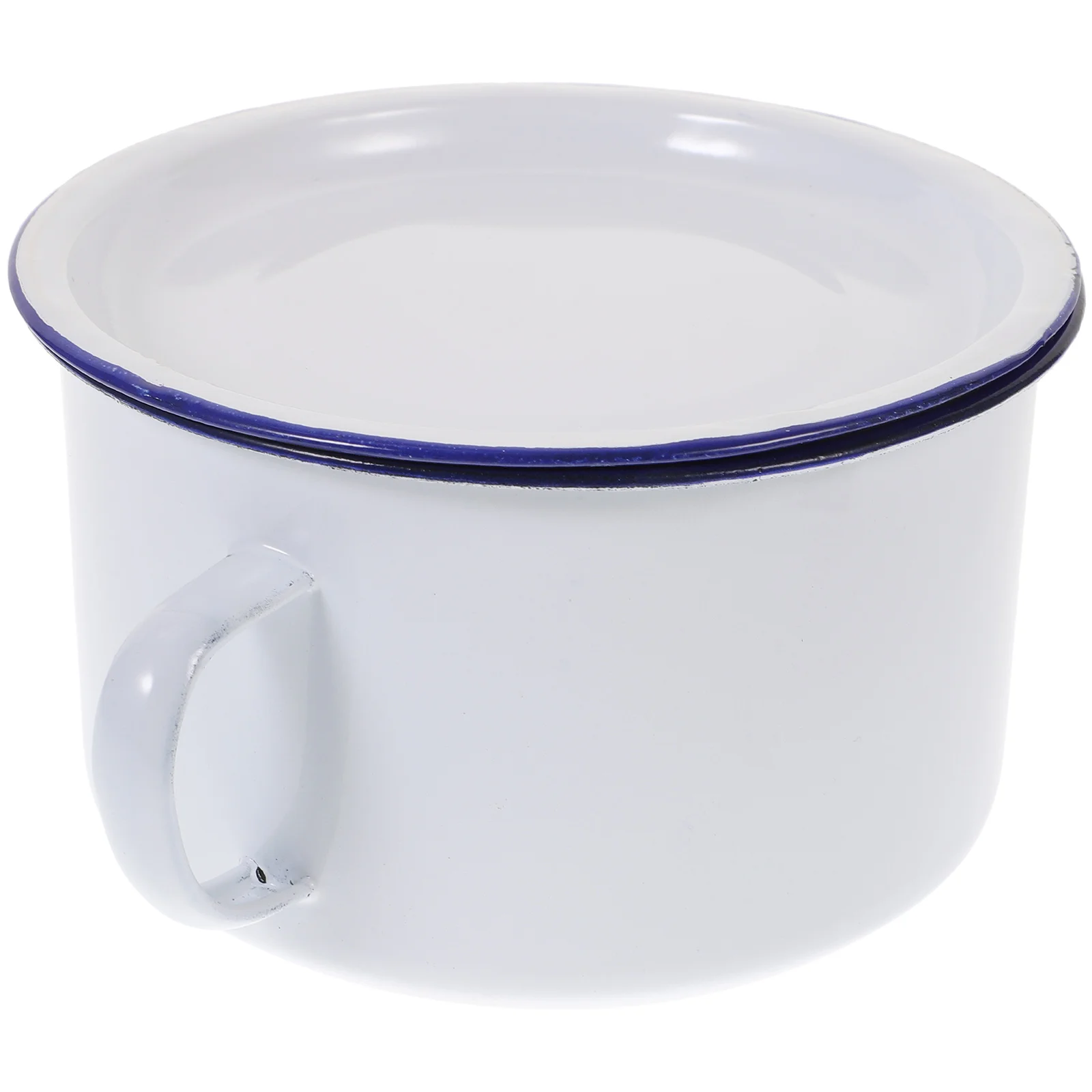

Enamel Instant Noodle Bowl Ceramic Pasta Food Serving Kitchen Mug Tableware Dining Salad Home Rice Child