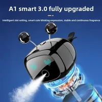 High Quality Auto-Spray&Car Decor Smart Rechargeable Car Air Freshener Automatic Aromatherapy Diffuser with Robotic Design 6