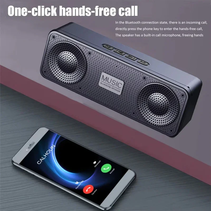 Multifunctional S18 Wireless Creative Bluetooth Smart Speaker With Mic Mobile Phone Audio Computer Subwoofer Outdoor Card Radio