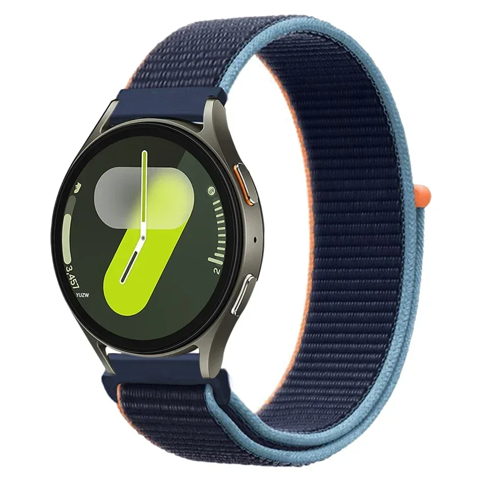Premium Nylon Braided Loop Sports Band, 20mm-22mm