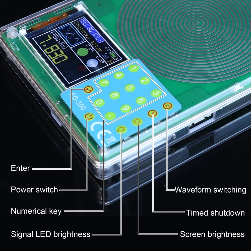 Portable Ultra-Low Frequency Pulse Wave Signal Generator
