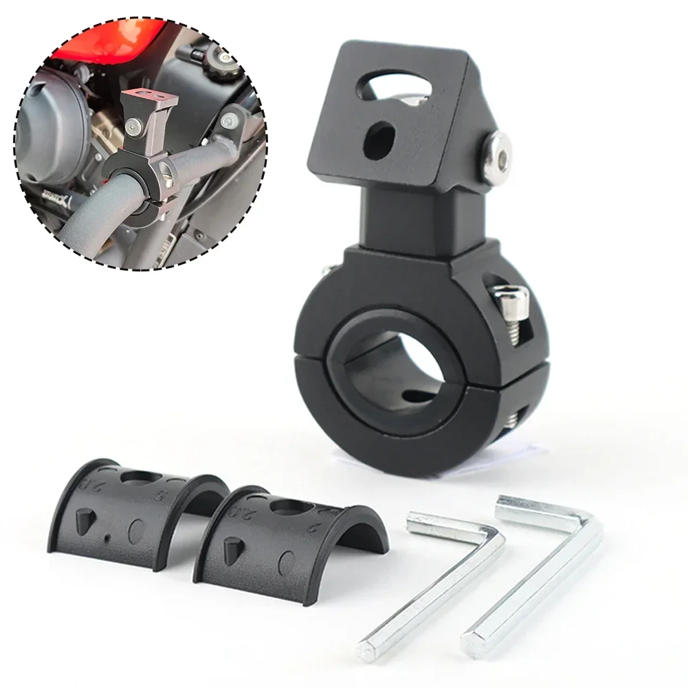 Adjustable Motorcycle LED Light Brackets Bumper Modified Headlight Mount Bracket Universal Mount Kit Internal Diameter 18-32mm motorcycle light bracket motorcycle headlight clamp motorcycle headlight mount