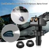 A pair Car Windshield Spray Nozzle Windshield Washer Nozzle, Windshield Wiper Nozzle Dual Hole Design Suitable For Most Cars 4