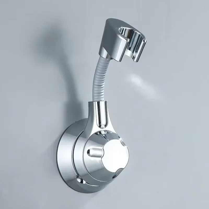 Suction Cup Shower Holder Adjustable Shower Head Holder Nozzle Handheld Punch-Free Multi Angle Rotation Bracket