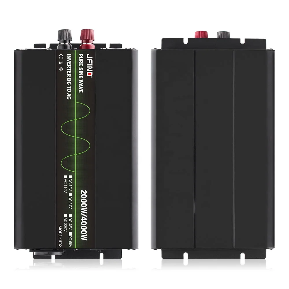 

Pure Sine Wave Car Power Inverter DC 12V To 220V Voltage 50/60HZ Converter Support for 2000W Car Inverters