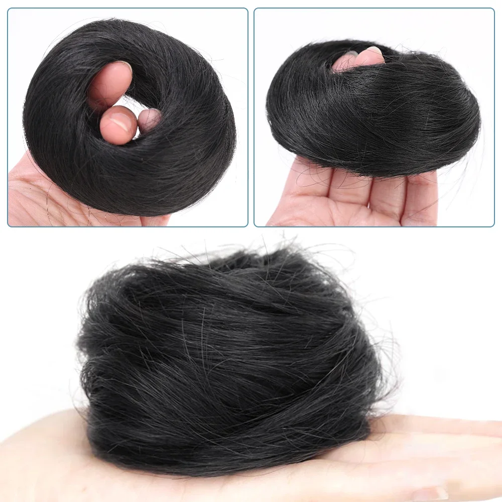 WIGSIN Synthetic Elastic Straight Bun Hair Extension Image 3