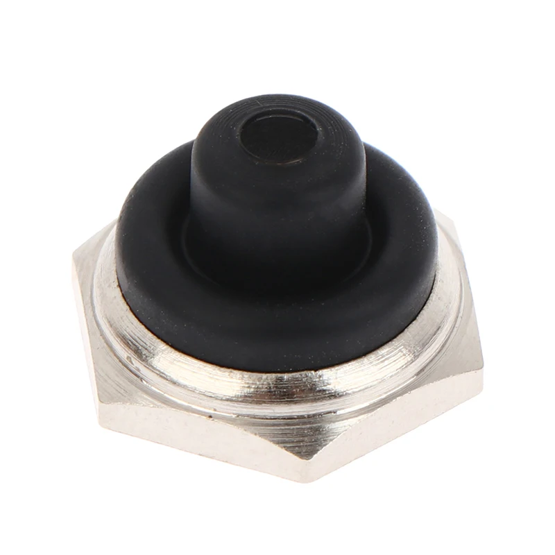5Pcs New Product M12 * 0.75 12MM Toggle Switch Waterproof Cap With Hexagonal Metal Edge Accessories
