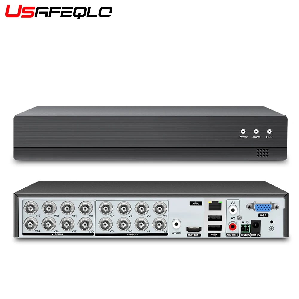16CH 8CH 4CH 5MP-N AHD DVR AI H.265 Гибридный 5-мегапиксельный цифровой видеорегистратор NVR для