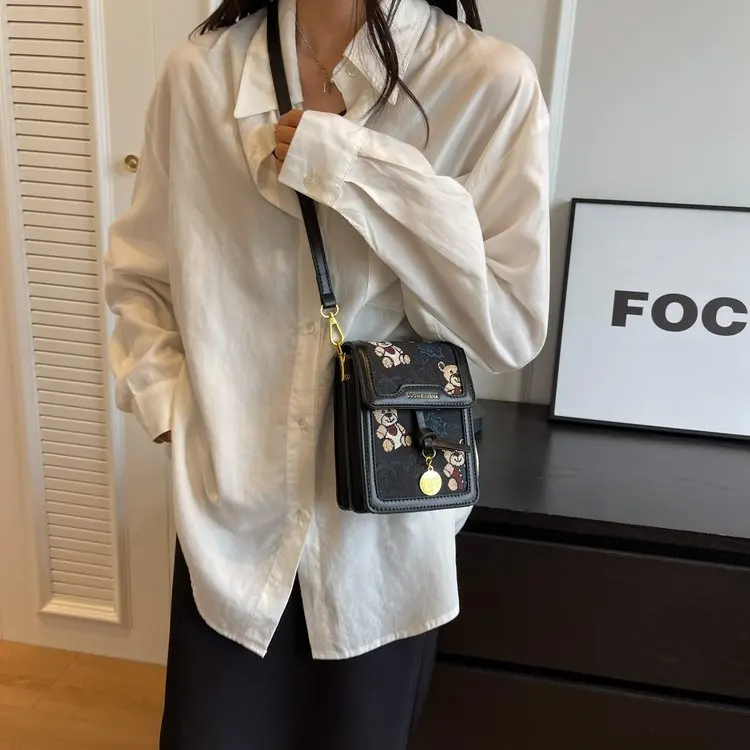 PU Phone Wallet Sling Bag Handbag Wonmen's Beg Shoulder Bag Crossbody Bags Women Mini Casual and Lightweight