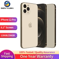 Apple iPhone 12 Pro 12pro 128/256/512GB ROM 6.1" Original Cell OLED RAM 6GB A14 Bionic IOS Face ID NFC Unlocked 5G Mobile phone 1