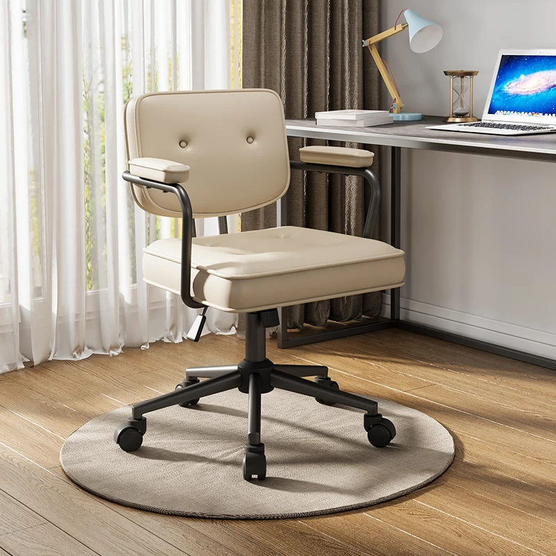 Wheels Comfortable Office Chairs Swivel Massage Beige Waterproof Office Chairs Roller Design Sillas De Oficina Office Furniture blackout roller blind beige mk06