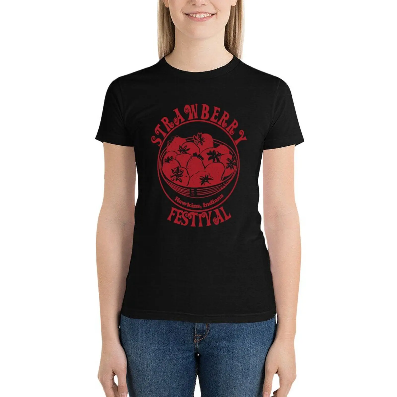 

Strawberry Festival - Eleven's Shirt T-Shirt hippie clothes kawaii clothes western t-shirt dress for Women