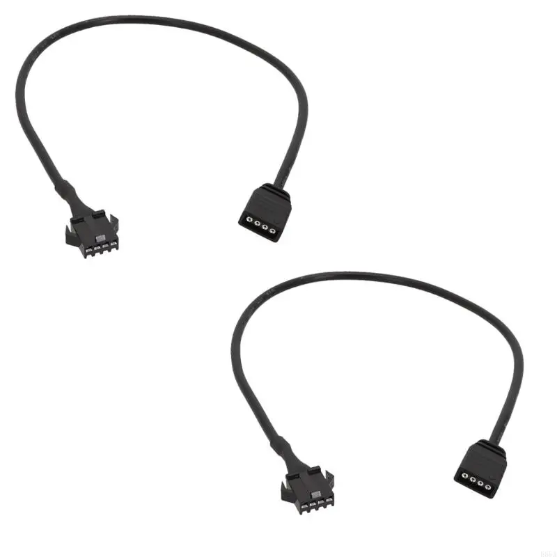 2PIECES DeepCool/Lian PC 케이스 팬 및 LED 조명 E65A 용 ArgB 커넥터 케이블