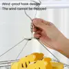 Steel Windproof Clothespin Laundry Hanger Clothesline Dryer Bra Towel Rack Clothes Airer Peg Hook Drying Sock P2i5 5