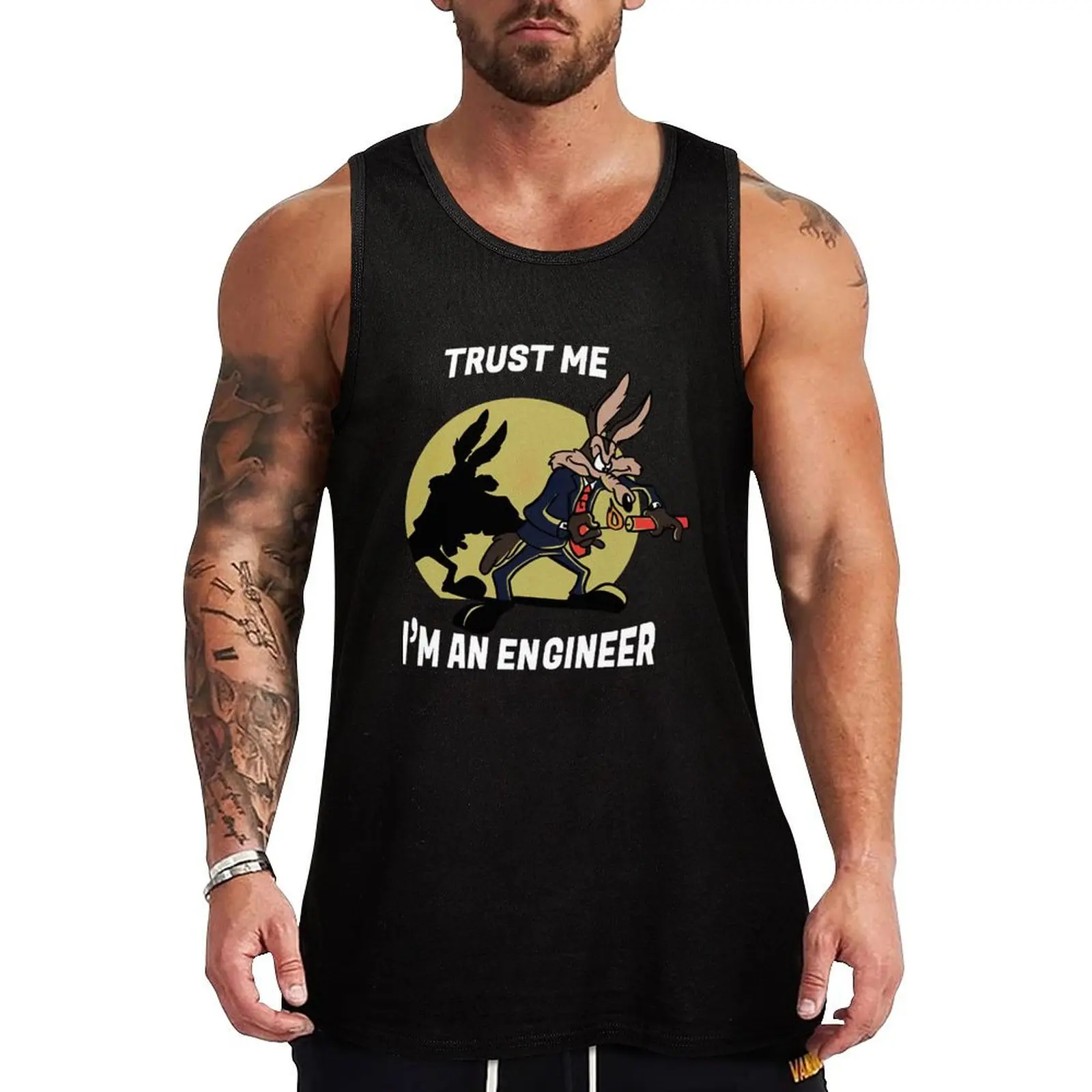 

Trust me Im an Engineer Tank Top men gym mens gym clothes bodybuilding men
