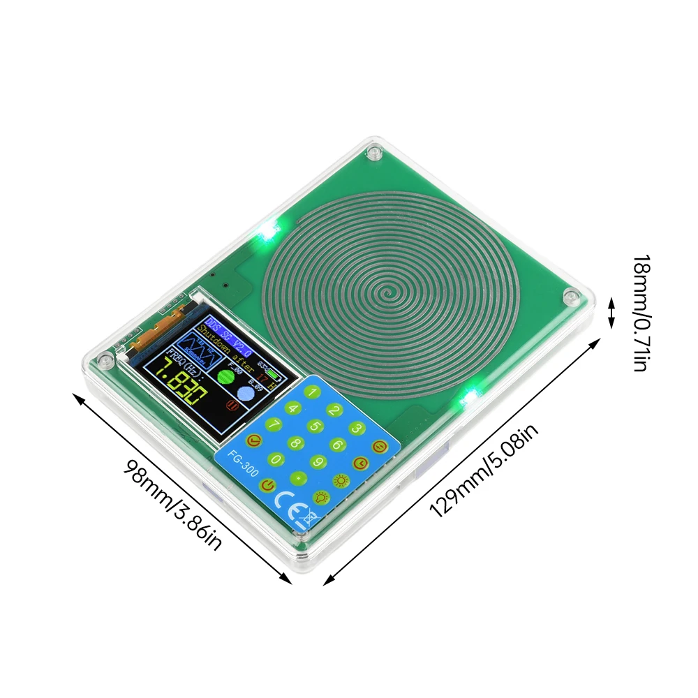 Advanced DDS Function Signal Generator with Adjustable Frequency and Color Display Screen