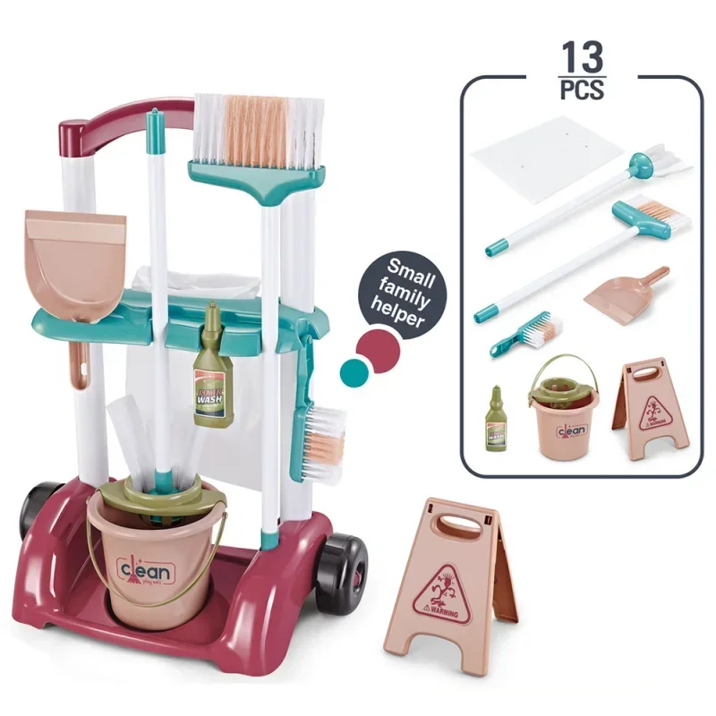 Preschool Cleaning Toy Set Children Home Cleaning Tools