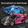 New Product Selling 1:43 Mini Size Rc Car Gold Plated With Lights Remote Control Racing Cars Model Charging Boys Toys For Child 3
