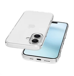 Ultra Thin Transparent Soft TPU Silicone Protective Case for iPhone 16 Pro Max (Clear)