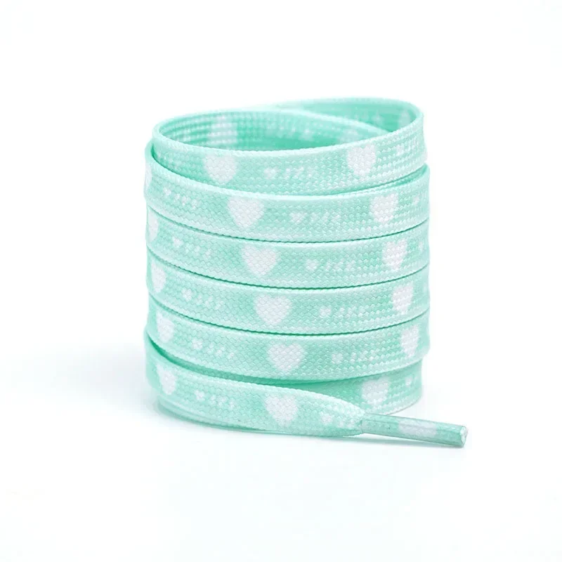 Romantic Pink Heart Shoelaces for Valentine's Day Sneakers
