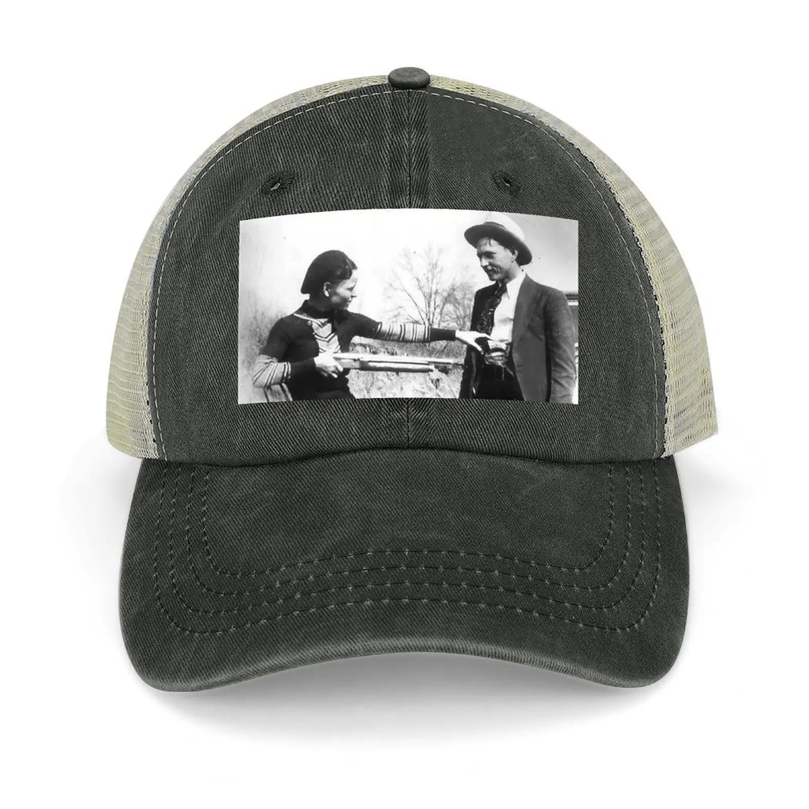 

Bonnie and Clyde Photograph Cowboy Hat fashionable Luxury Hat dad hat Hood Women's Hats 2024 Men's