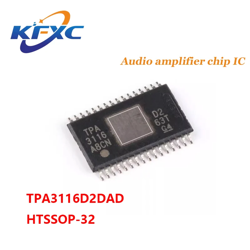 TPA3116D2DAD посылка HTSSOP-32 audio chip новый оригинальный 100% посылка v8824pwpr package htssop 28 новый оригинальный оригинальный оригинальный драйвер двигателя ic chip