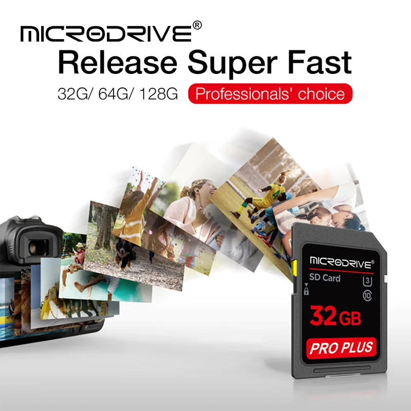 High-Speed Full Size SD Memory Card – Available in Multiple Storage Capacities