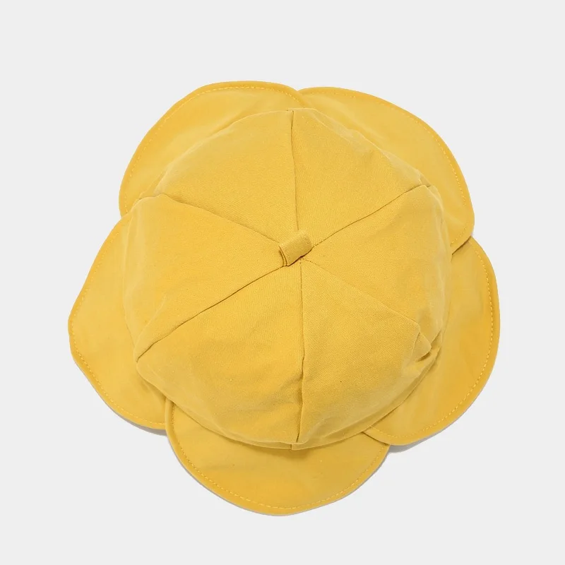 2022 New Summer Flower Shape Bucket Hat for Women Skull Floral Outdoor Foldable Bob Fisherman Hat Girls Gorros Panama Sun Hat