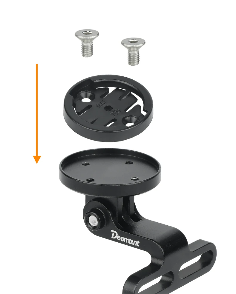Ersatz für Computer-Montageadapter vorne mit Installationsschrauben für Garmin//Bryton/Wahoo/XOSS Fahrrad-Radarlichthalterung hinten – Detail 9