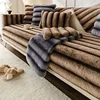 Thick Warm Super Soft Plush Non-slip Sofa Towel Modern Luxury Rabbit Plush Sectional L-shaped Sofa Cover Universal Couch Covers 1