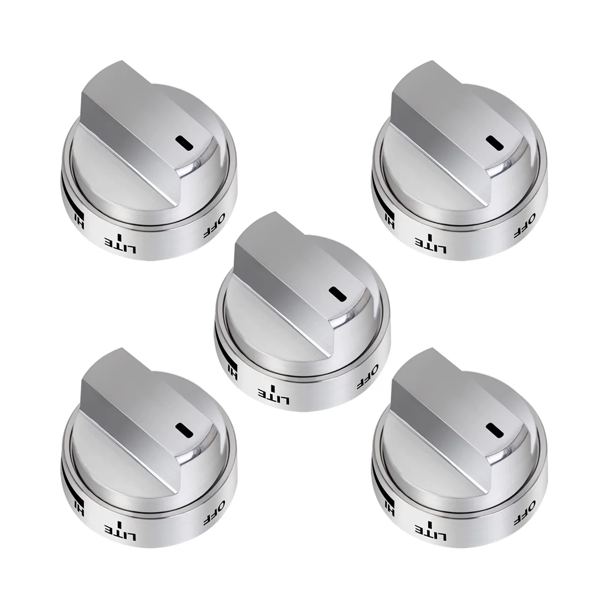 

5PCS AEZ73453509 Stove Knobs Burner Control Knobs for LG Gas Stove/Oven/Range Knobs Replace for AEZ72909008,AP5669773