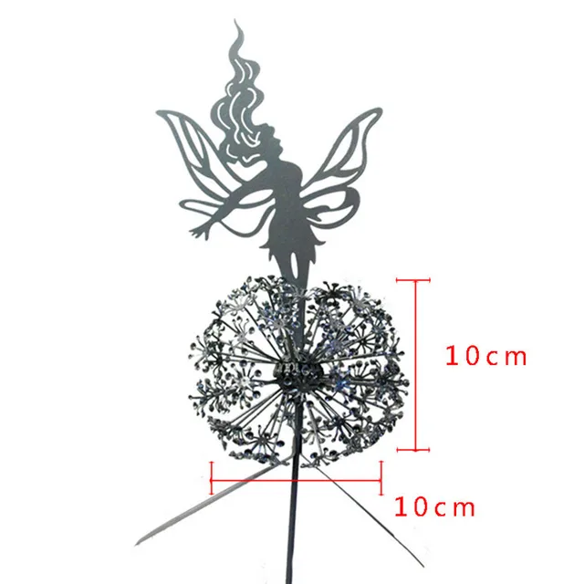 Fairy Dandelion Miniature Sculptures Pixies Garden Stakes ...