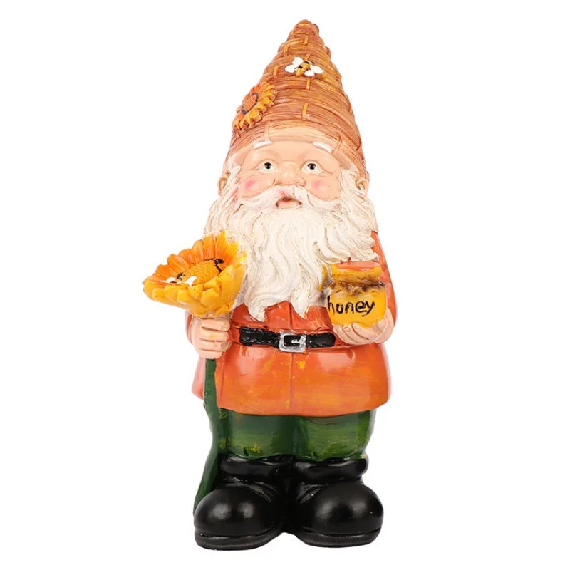 Sunflower Gnome Garden Sculpture 6 | Sunflower Gnome Garden Sculpture 6
