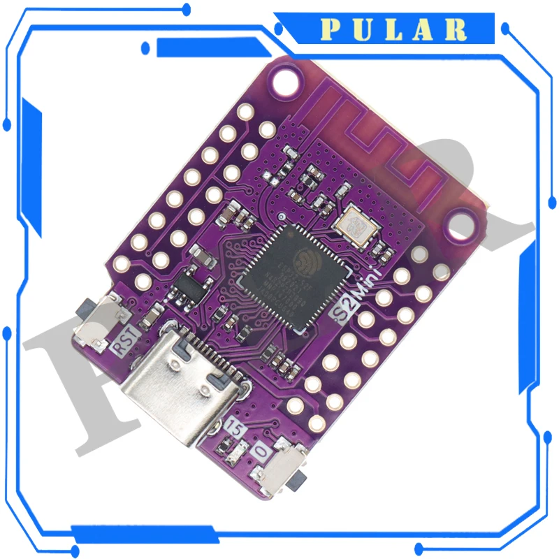 1/2PCS ESP32-S2 4MB 플래시 Type-C ESP32 S2 미니 WIFI IOT 보드 기반 ESP32-S2FN4R2 MicroPython과 호환되는 Arduino 연결