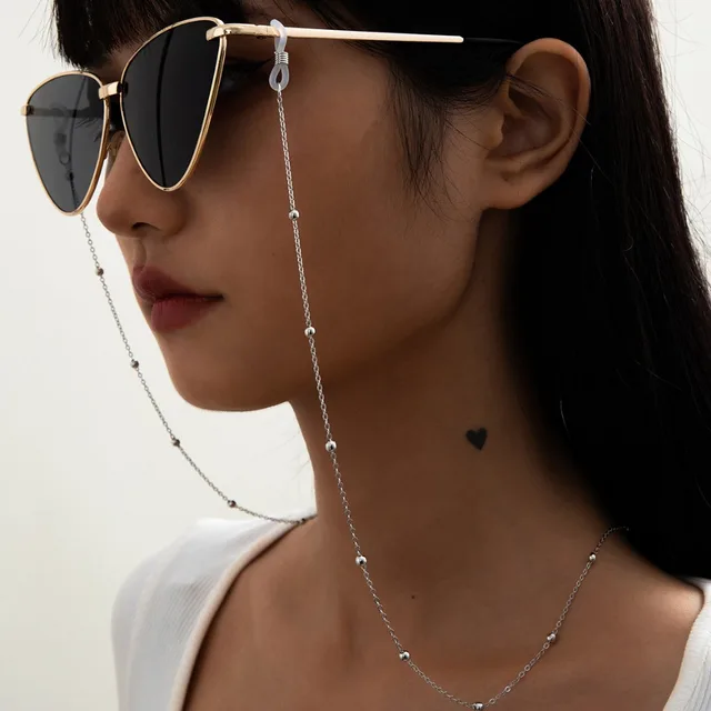 Fashion Metal Glasses Chain for Women Men Sunglasses Cords Gold Black Silver Color Lanyard Metal Rope Eyewear Accessories 2