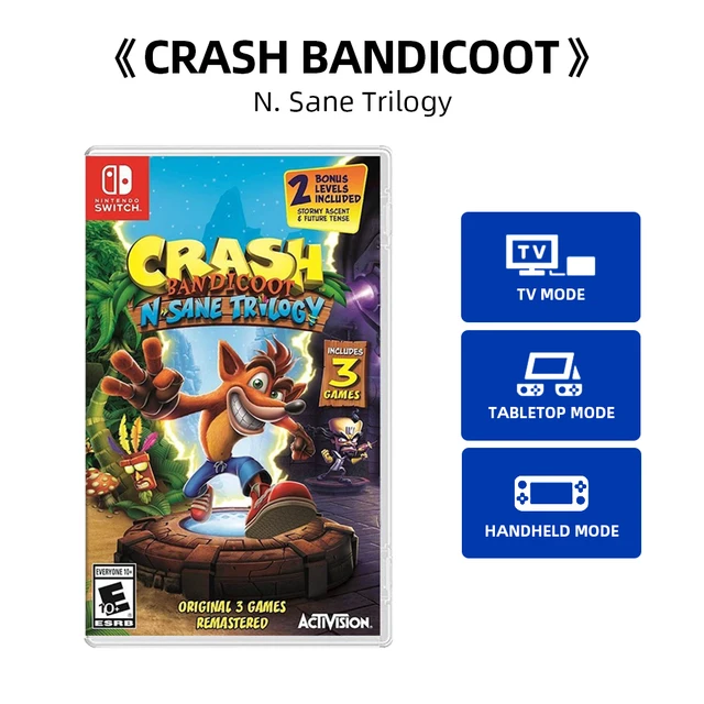 Fjord marts stykke Crash Bandicoot N.sane Trilogy Nintendo Switch - Nintendo Switch N. Games -  Aliexpress