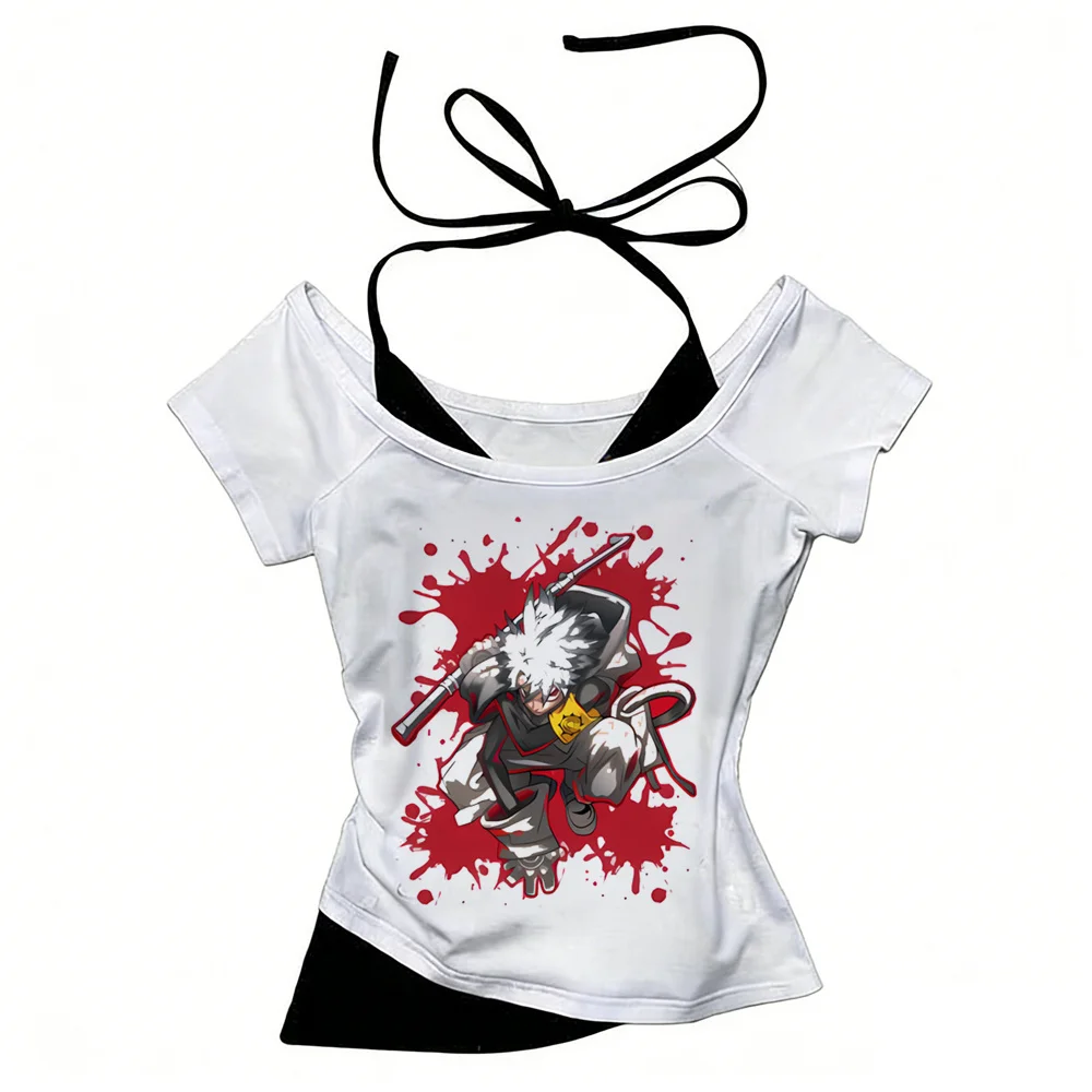 Gachiakuta Top-T-Shirts für Teenager im 2000er-Jahre-Stil, Pastell-Harajuku, klassisches Anime-Retro-T-Shirt, Hip-Hop, koreanische Kleidung, Pastell 2000er – Detail 7