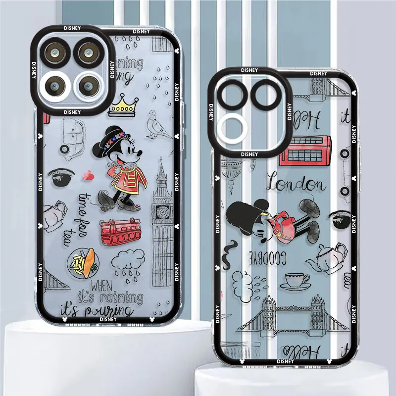 Custodia Per Huawei Honor X8 4G X8A X9A 5G 90 Lite Angel Eye Funda Tpu Cover Per Telefono Custodia In Silicone Trasparente Eiffeltower Uk Mickey Minni