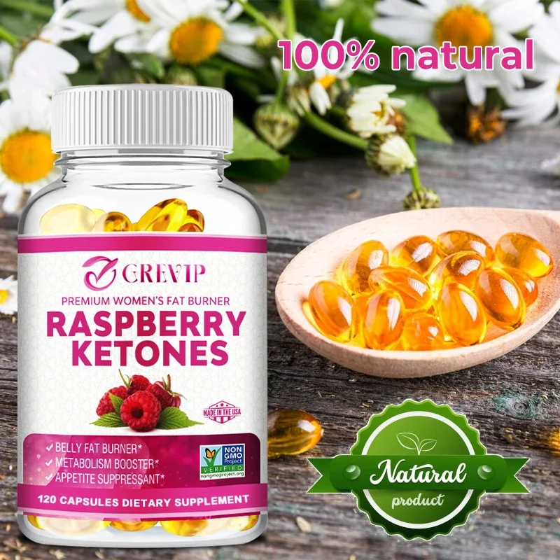 Raspberry Ketones-Supports Healthy Weight Management, Antioxidants, Boosts Energy Levels, Increases Satiety