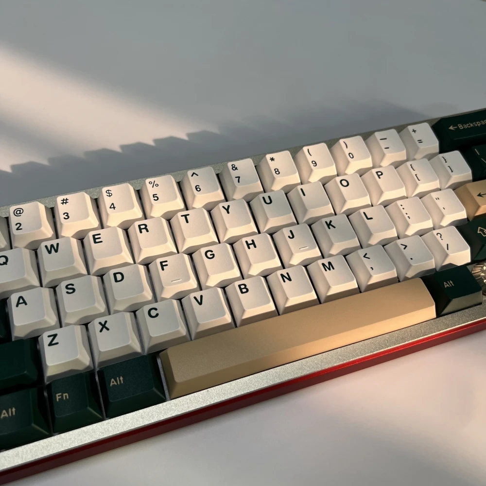 Chaves Conjunto Daye Gmk Britânico Corrida Verde Keycaps Abs Duplo Tiro Chave Cherry Perfil Keycap com Iso Entrar 7u Barra de Espaço 173 - Imagem 5