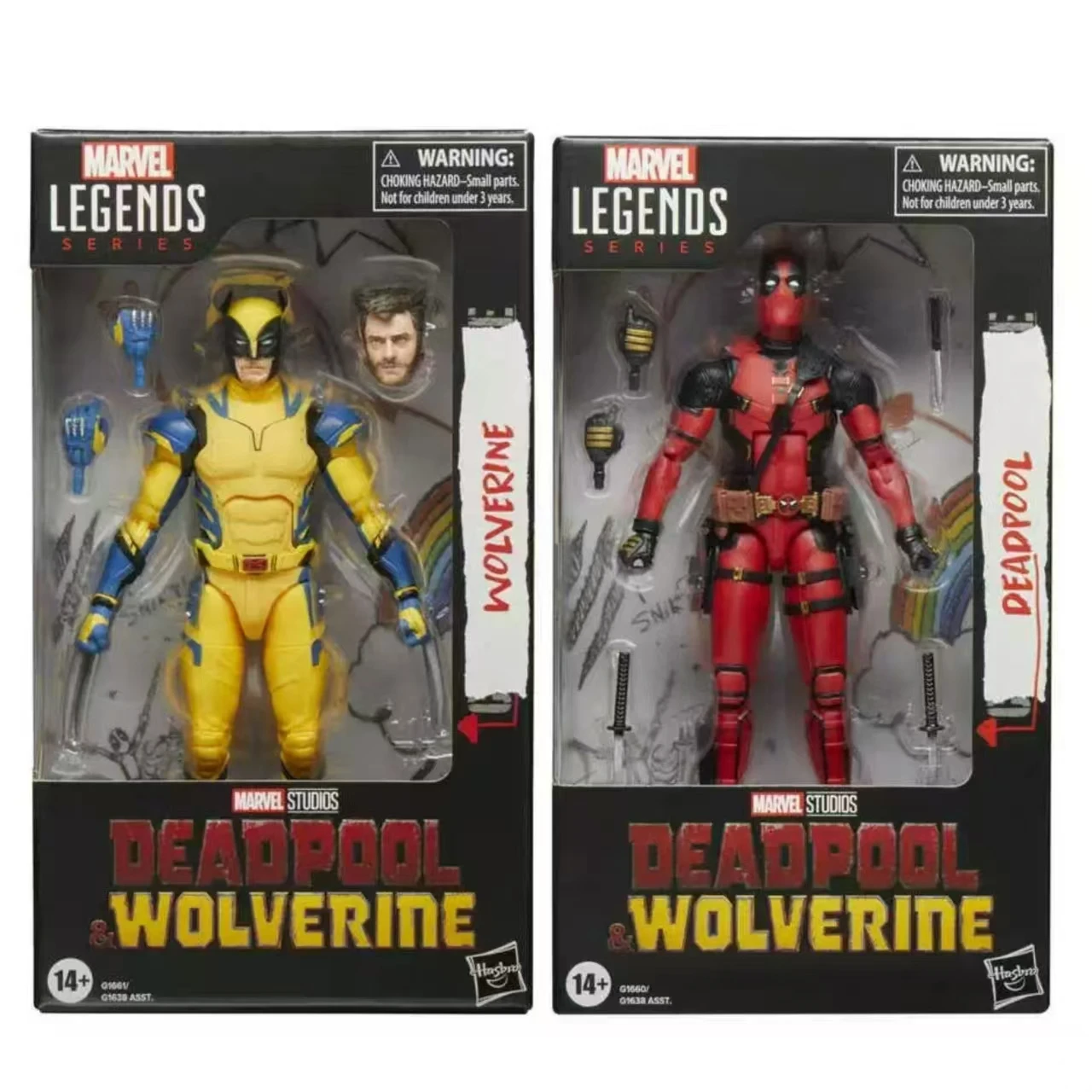 thumbnail image 1 of Figura de acción de Deadpool Wolverine, serie Deadpool 3, película original de Marvel Legends, estatua de anime coleccionable, modelo Ml, regalo, juguetes para niños, 1 of 4