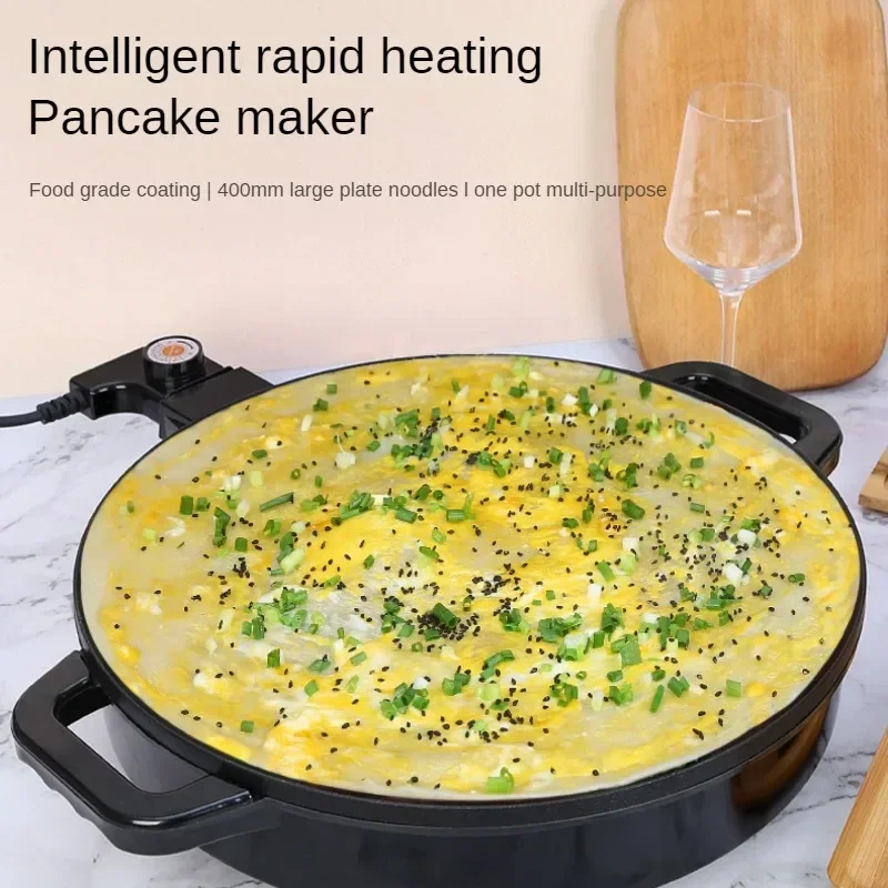 40Cm Crepe Maker Home Griddle Electric Roti Pan Pancake Pan Rivestimento Antiaderente Elettrodomestico Da Cucina Maquina Para Hacer Tortillas