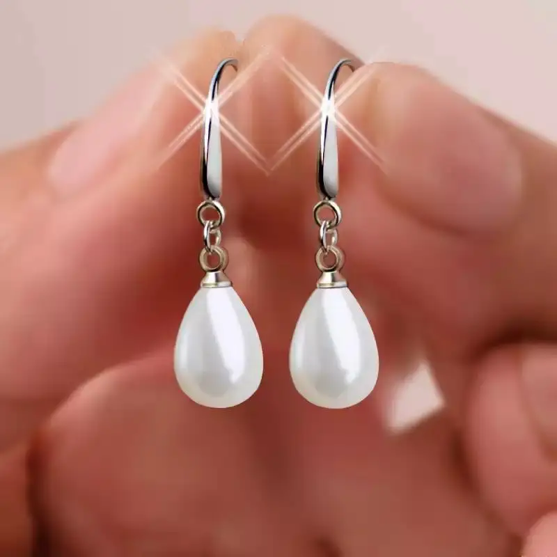 Pearl Earrings Drop Earrings Long Earrings