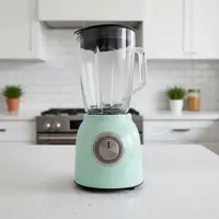 Kitchen Blender, Ice Crusher, 1.550oz Glass Jar, 6-Piece Stainless Steel Blades, 21000RPM, ABS Body, Long Lifespan, Multiple Col