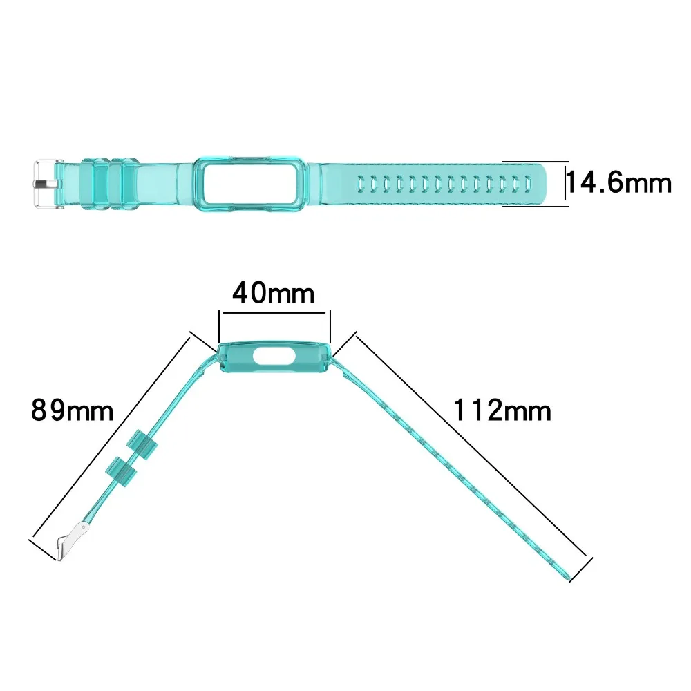 Silicone Clear Strap - Crystal Soft Replacement Wristband