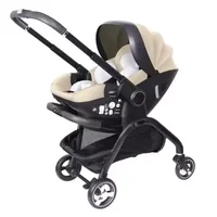Poussette légère 3 en 1 pour nouveau-né, adaptée aux bébés de 0 à 12 mois, poussette multifonctionnelle pour Monther et enfants 3