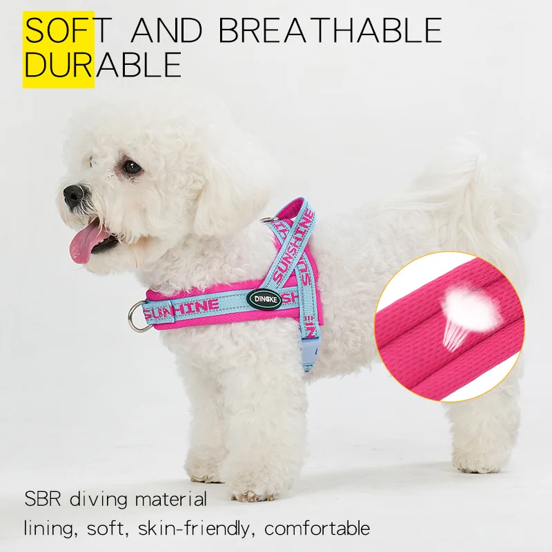 Peitoral canino em uso — imagem complementar